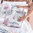 Ver imagem 5 de Kit Cobre Leito Colcha Lumiere Casal Dupla Face - Eloise