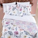 Ver imagem 3 de Kit Cobre Leito Colcha Lumiere Casal Dupla Face - Eloise