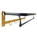 Ver mais imagens de Toalheiro Roupa Varal Porta Toalha Prateleira Gancho Pousada Hotel Casa Lavanderia Banheiro