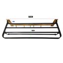 Ver imagem 2 de Toalheiro Roupa Varal Porta Toalha Prateleira Gancho Pousada Hotel Casa Lavanderia Banheiro