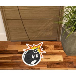 Tapete Capacho Bomba 60x60cm Grande.