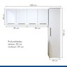 Lavanderia Modulada 1 Armário Multiuso e Armário Aéreo Guarulhos - 3