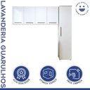 Ver imagem 6 de Lavanderia Modulada 1 Armário Multiuso e Armário Aéreo Guarulhos