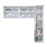 Lavanderia Modulada 1 Armário Multiuso e Armário Aéreo Guarulhos - 4