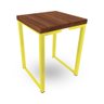 Banqueta Banco Nova York Industrial Cozinha Área Gourmet Balcão Amarelo/Villandry - 1