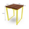 Banqueta Banco Nova York Industrial Cozinha Área Gourmet Balcão Amarelo/Villandry - 6