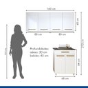 Ver mais imagens de Lavanderia Modulada 2 Armários Aéreo 1 Balcão Teresópolis