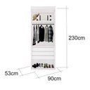 Ver imagem 2 de Módulo para Closet sem Porta com Gavetas 100% MDF