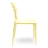 Kit 04 Cadeiras para Cozinha Área Gourmet Jardim Empilhável Larsen P03 Amarelo - Lyam Decor - 4