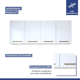 Lavanderia Modulada 2 Armários Aéreo Guarapari - 3