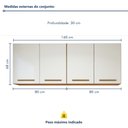Ver imagem 3 de Lavanderia Modulada 2 Armários Aéreo Guarapari