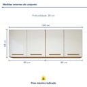 Ver imagem 3 de Lavanderia Modulada 2 Armários Aéreo Guarapari