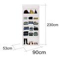 Ver imagem 2 de Módulo para Closet sem Porta com Prateleira 100% MDF