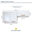 Ver imagem 3 de Lavanderia Modulada 2 Armários Aéreo França