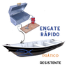 CHURRASQUEIRA BAFO P/ BARCO MAIS TÁBUA DE CORTE + ESCAMADOR - 6