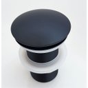 Ver mais imagens de Válvula de escoamento lavatório Click 1 1/4 Black Matte