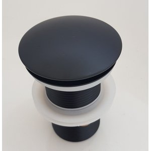 Válvula de escoamento lavatório Click 1 1/4 Black Matte