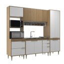 Ver imagem 2 de Cozinha Armário Modulado 4 Peças 240 Cm Comprimento Ágata