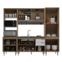 Ver imagem 3 de Cozinha Armário Modulado 4 Peças 240 Cm Comprimento Ágata