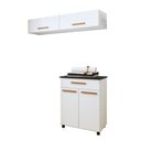 Ver imagem 2 de Lavanderia Modulada 2 Armários Aéreo e Balcão Magé