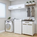 Ver imagem 1 de Lavanderia Modulada 2 Armários Aéreo e Balcão Magé