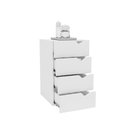 Ver imagem 3 de Gaveteiro Porto 4 Gavetas 40250684 Branco - Politorno