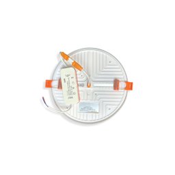 Painel Plafon Redondo Borda Infinita Embutir 24W Luz Branca - 2