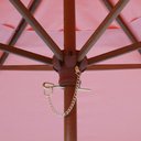 Ver imagem 5 de Ombrelone Central Xangri-Lá em Madeira 2,40 metros Laranja Bel