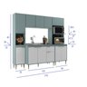 Cozinha Armário Modulado 4 Peças 213 Cm Jade - 3