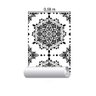 Papel De Parede Adesivo Mandala Preto N06045 0,58X3,00M - 3