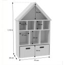 Ver imagem 2 de Casinha Organizadora Gael 100% Mdf