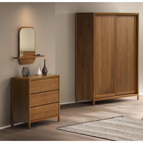 Moldura Espelho de Parede Madeira Maciça Modena