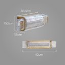 Ver imagem 2 de Arandela Cristal Bronze 6w Branco Quente Dcb04081 Sindora St2904