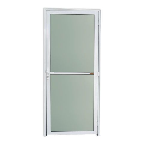 Porta Alumínio Vidrão e.Branco 90 V.Boreal Brimak