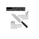 Ver imagem 2 de Faca Santoku Preta Granton Edge Chef Mundial 8809-7ge 17,8cm