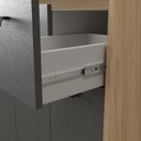 Ver imagem 4 de Gabinete de Banheiro 60cm com Lavatório Ref 630 Cewal - Itapuã/cinza Sagrado