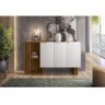 Cristaleira Vicenza com Aparador Buffet Berlim Ype Off White – New Ceval - 6
