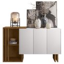 Ver imagem 5 de Cristaleira Vicenza com Aparador Buffet Berlim Ype Off White – New Ceval