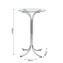 Ver imagem 4 de Conjunto Sala de Jantar Mesa com 2 Banquetas Luna Cromado/Preto