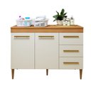 Ver imagem 7 de Lavanderia Modulada Balcão 2 Portas 3 Gavetas Petrópolis