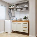 Ver imagem 1 de Lavanderia Modulada Balcão 2 Portas 3 Gavetas Petrópolis