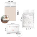 Ver imagem 4 de Jogo de Cama Queen Size 300 Fios Nova América - Romana (7771)