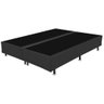 Base Cama Box Casal Bipartida Preta 25x188x138 - 1
