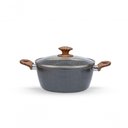 Ver imagem 6 de Jogo de Panelas Brinox Antiaderente Ceramic Life 6 Peças Marble Wood com Indução Cinza Escuro