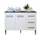 Ver imagem 7 de Lavanderia Modulada Balcão 2 Portas 3 Gavetas Petrópolis