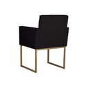 Ver imagem 2 de Conjunto 02 Poltronas para Recepção e Sala Klara Suede Preto
