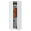Ver imagem 1 de ARMÁRIO DE CANTO PARA CLOSET A 2,15 M454.B (CASA, LOJA) MUNDI MOVEIS