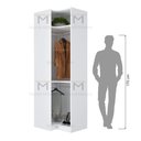 Ver imagem 5 de ARMÁRIO DE CANTO PARA CLOSET A 2,15 M454.B (CASA, LOJA) MUNDI MOVEIS