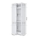 Ver imagem 2 de ARMÁRIO DE CANTO PARA CLOSET A 2,15 M454.B (CASA, LOJA) MUNDI MOVEIS