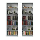 Ver imagem 4 de Kit Madesa com 2 Estantes Livreiro 6908 Cinza Cor:Cinza